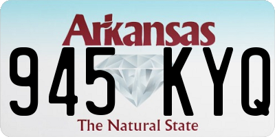 AR license plate 945KYQ