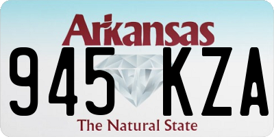 AR license plate 945KZA