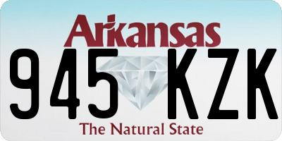 AR license plate 945KZK