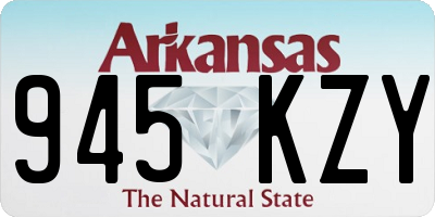 AR license plate 945KZY