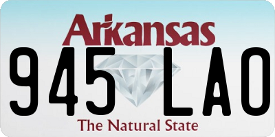 AR license plate 945LAO