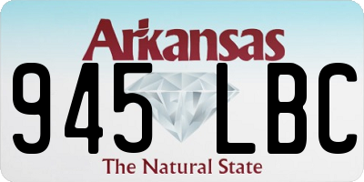 AR license plate 945LBC