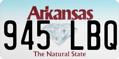 AR license plate 945LBQ