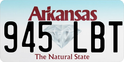 AR license plate 945LBT
