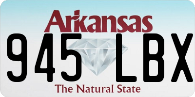AR license plate 945LBX