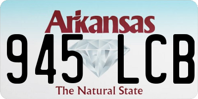 AR license plate 945LCB