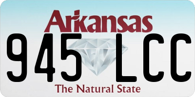 AR license plate 945LCC