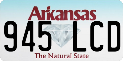 AR license plate 945LCD