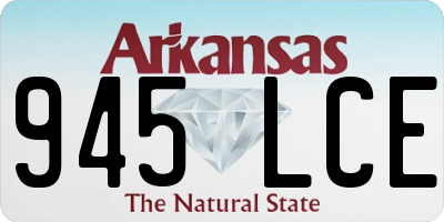 AR license plate 945LCE
