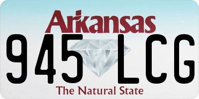 AR license plate 945LCG