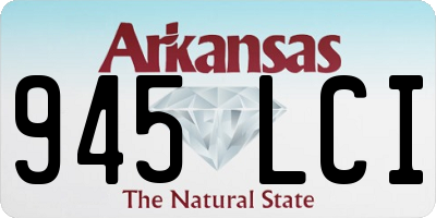 AR license plate 945LCI