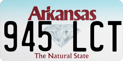 AR license plate 945LCT