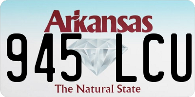 AR license plate 945LCU
