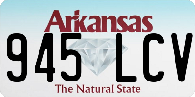 AR license plate 945LCV
