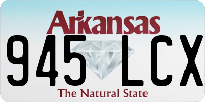 AR license plate 945LCX