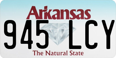AR license plate 945LCY