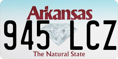 AR license plate 945LCZ