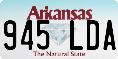 AR license plate 945LDA