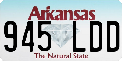 AR license plate 945LDD