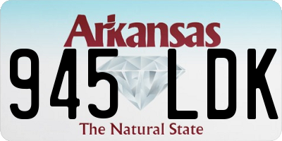 AR license plate 945LDK