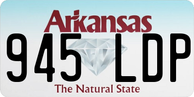 AR license plate 945LDP
