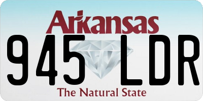 AR license plate 945LDR