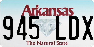 AR license plate 945LDX