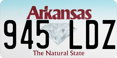 AR license plate 945LDZ