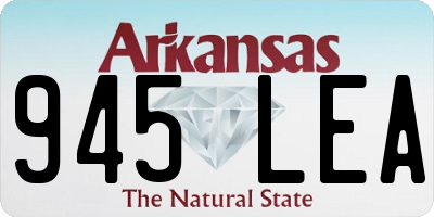 AR license plate 945LEA