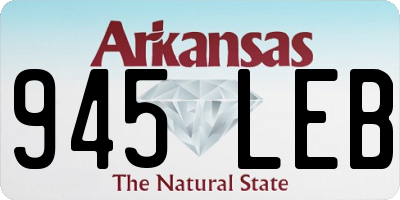AR license plate 945LEB