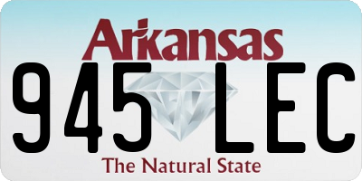 AR license plate 945LEC