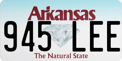 AR license plate 945LEE