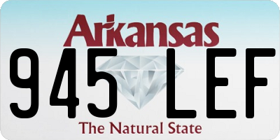 AR license plate 945LEF