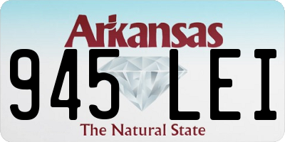 AR license plate 945LEI