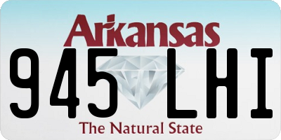 AR license plate 945LHI
