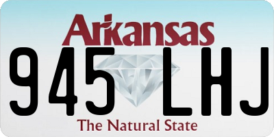 AR license plate 945LHJ