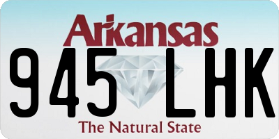 AR license plate 945LHK
