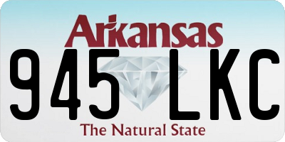 AR license plate 945LKC