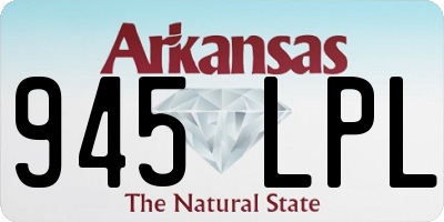 AR license plate 945LPL