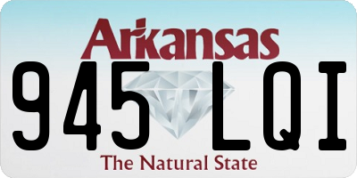 AR license plate 945LQI