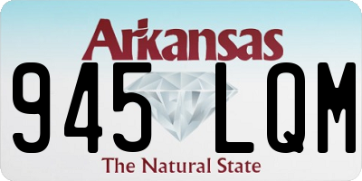 AR license plate 945LQM