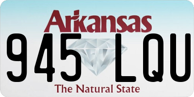 AR license plate 945LQU