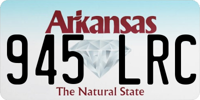 AR license plate 945LRC