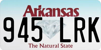 AR license plate 945LRK