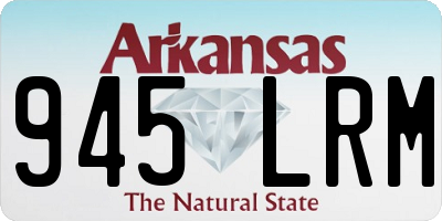 AR license plate 945LRM