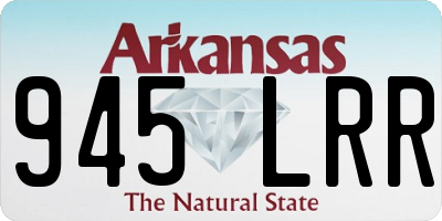 AR license plate 945LRR