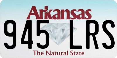 AR license plate 945LRS