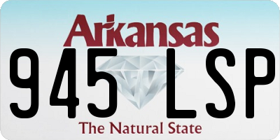 AR license plate 945LSP