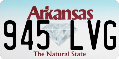 AR license plate 945LVG