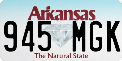 AR license plate 945MGK